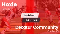 Matchup: Hoxie  vs. Decatur Community  2018
