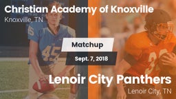 Matchup: Christian Academy vs. Lenoir City Panthers 2018