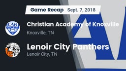 Recap: Christian Academy of Knoxville vs. Lenoir City Panthers 2018