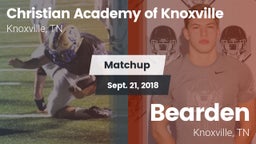 Matchup: Christian Academy vs. Bearden  2018