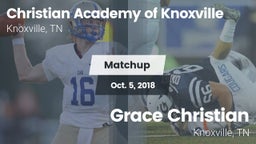 Matchup: Christian Academy vs. Grace Christian  2018