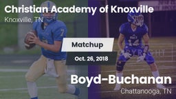 Matchup: Christian Academy vs. Boyd-Buchanan  2018