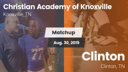 Matchup: Christian Academy vs. Clinton  2019