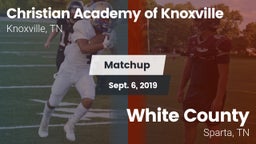 Matchup: Christian Academy vs. White County  2019