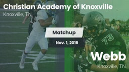 Matchup: Christian Academy vs. Webb  2019