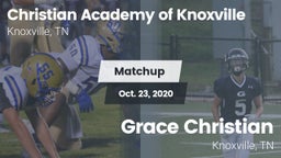 Matchup: Christian Academy vs. Grace Christian  2020