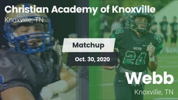 Matchup: Christian Academy vs. Webb  2020