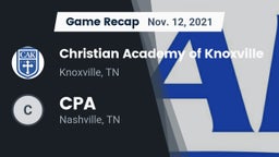 Recap: Christian Academy of Knoxville vs. CPA 2021