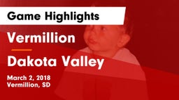 Vermillion  vs Dakota Valley  Game Highlights - March 2, 2018