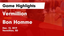 Vermillion  vs Bon Homme  Game Highlights - Dec. 13, 2019