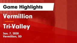 Vermillion  vs Tri-Valley  Game Highlights - Jan. 7, 2020