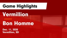 Vermillion  vs Bon Homme  Game Highlights - Dec. 11, 2020