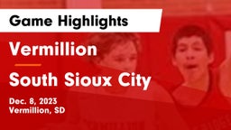 Vermillion  vs South Sioux City  Game Highlights - Dec. 8, 2023