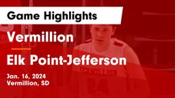 Vermillion  vs Elk Point-Jefferson  Game Highlights - Jan. 16, 2024