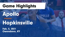 Apollo  vs Hopkinsville  Game Highlights - Feb. 5, 2021