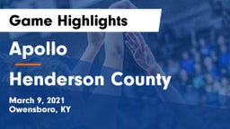Apollo  vs Henderson County  Game Highlights - March 9, 2021