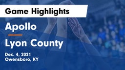 Apollo  vs Lyon County  Game Highlights - Dec. 4, 2021