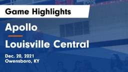 Apollo  vs Louisville Central  Game Highlights - Dec. 20, 2021