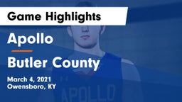 Apollo  vs Butler County  Game Highlights - March 4, 2021