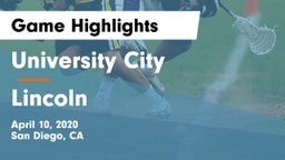 University City  vs Lincoln  Game Highlights - April 10, 2020