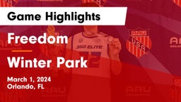 Freedom  vs Winter Park  Game Highlights - March 1, 2024