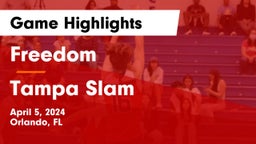 Freedom  vs Tampa Slam Game Highlights - April 5, 2024