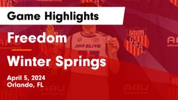 Freedom  vs Winter Springs Game Highlights - April 5, 2024