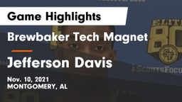 Brewbaker Tech Magnet  vs Jefferson Davis  Game Highlights - Nov. 10, 2021