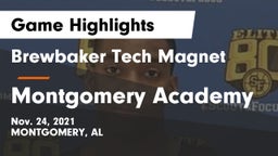 Brewbaker Tech Magnet  vs Montgomery Academy  Game Highlights - Nov. 24, 2021