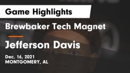 Brewbaker Tech Magnet  vs Jefferson Davis  Game Highlights - Dec. 16, 2021