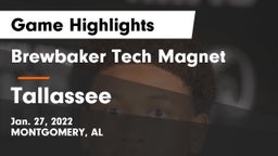 Brewbaker Tech Magnet  vs Tallassee Game Highlights - Jan. 27, 2022