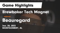 Brewbaker Tech Magnet  vs Beauregard  Game Highlights - Jan. 28, 2022