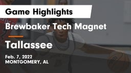 Brewbaker Tech Magnet  vs Tallassee  Game Highlights - Feb. 7, 2022