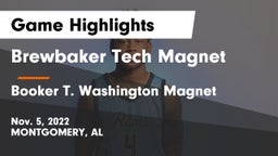 Brewbaker Tech Magnet  vs Booker T. Washington Magnet Game Highlights - Nov. 5, 2022