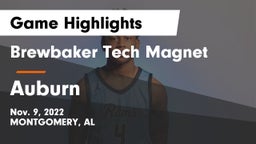 Brewbaker Tech Magnet  vs Auburn  Game Highlights - Nov. 9, 2022