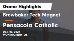 Brewbaker Tech Magnet  vs Pensacola Catholic  Game Highlights - Dec. 28, 2022