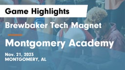 Brewbaker Tech Magnet  vs Montgomery Academy  Game Highlights - Nov. 21, 2023
