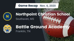 Recap: Northpoint Christian School vs. Battle Ground Academy  2020