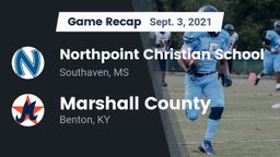 Recap: Northpoint Christian School vs. Marshall County  2021