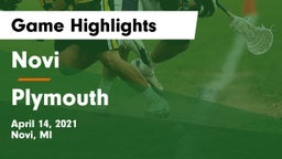 Novi  vs Plymouth  Game Highlights - April 14, 2021