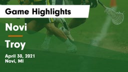 Novi  vs Troy  Game Highlights - April 30, 2021