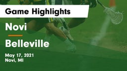 Novi  vs Belleville  Game Highlights - May 17, 2021