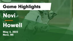 Novi  vs Howell  Game Highlights - May 4, 2022