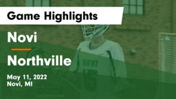 Novi  vs Northville  Game Highlights - May 11, 2022