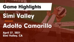 Simi Valley  vs Adolfo Camarillo  Game Highlights - April 27, 2021