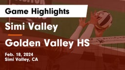 Simi Valley  vs Golden Valley HS Game Highlights - Feb. 18, 2024