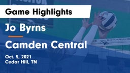 Jo Byrns  vs Camden Central  Game Highlights - Oct. 5, 2021
