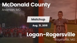 Matchup: McDonald County vs. Logan-Rogersville  2018