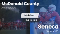 Matchup: McDonald County vs. Seneca  2018