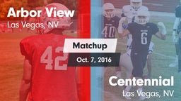 Matchup: Arbor View High vs. Centennial  2016